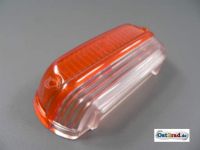 Cabochon orange blanc de feu arri�re CZ 125 175 250