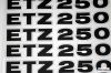 Adh�sif MZ ETZ 250 noir