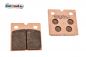 Preview: Jeu de plaquettes de frein BRENTA  MZ ETZ 125 150 250 251, SINTER, homologation E
