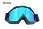Preview: Lunettes de moto-cross MXB, bleu réfléchissant