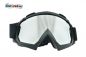 Preview: Lunettes de moto-cross MXS, chromé réfléchissant