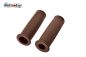 Preview: Poignées en caoutchouc bombé brun pour IWL AWO BK350 EMW BMW 1.Qualität
